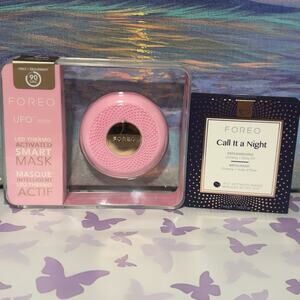 FOREO UFO Mini Pearl Pink + Call It a Night Bundle